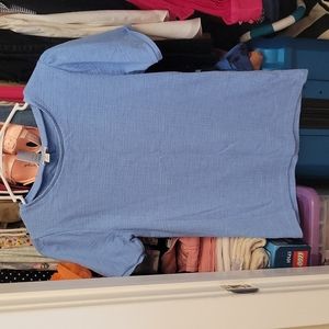 J.crew blue top.